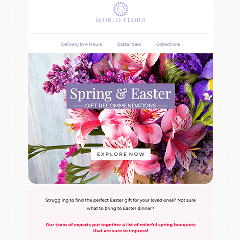 Easter Florist Marketing